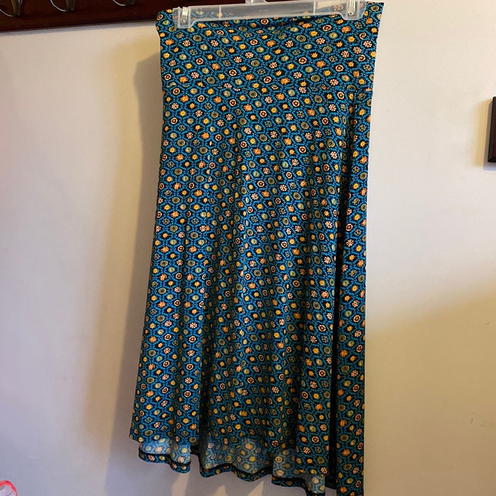 Teal LuLaRoe skirt size small